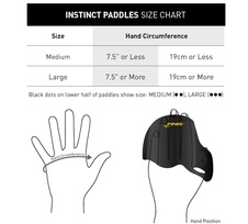 Instinct-Paddles-Size-Chart